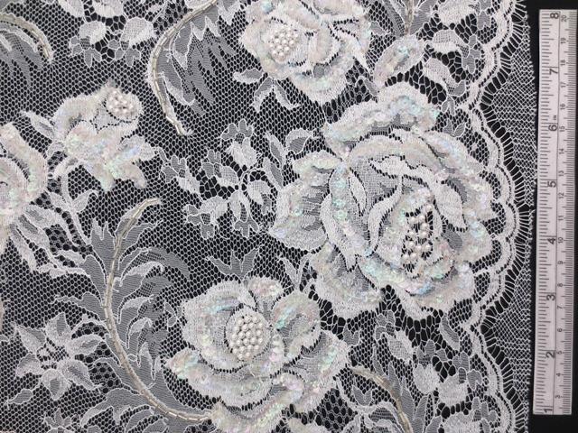 Beaded Chantilly Lace0