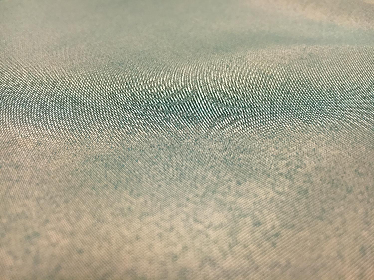 Microfiber Silver Metallic Chiffon in Teal1