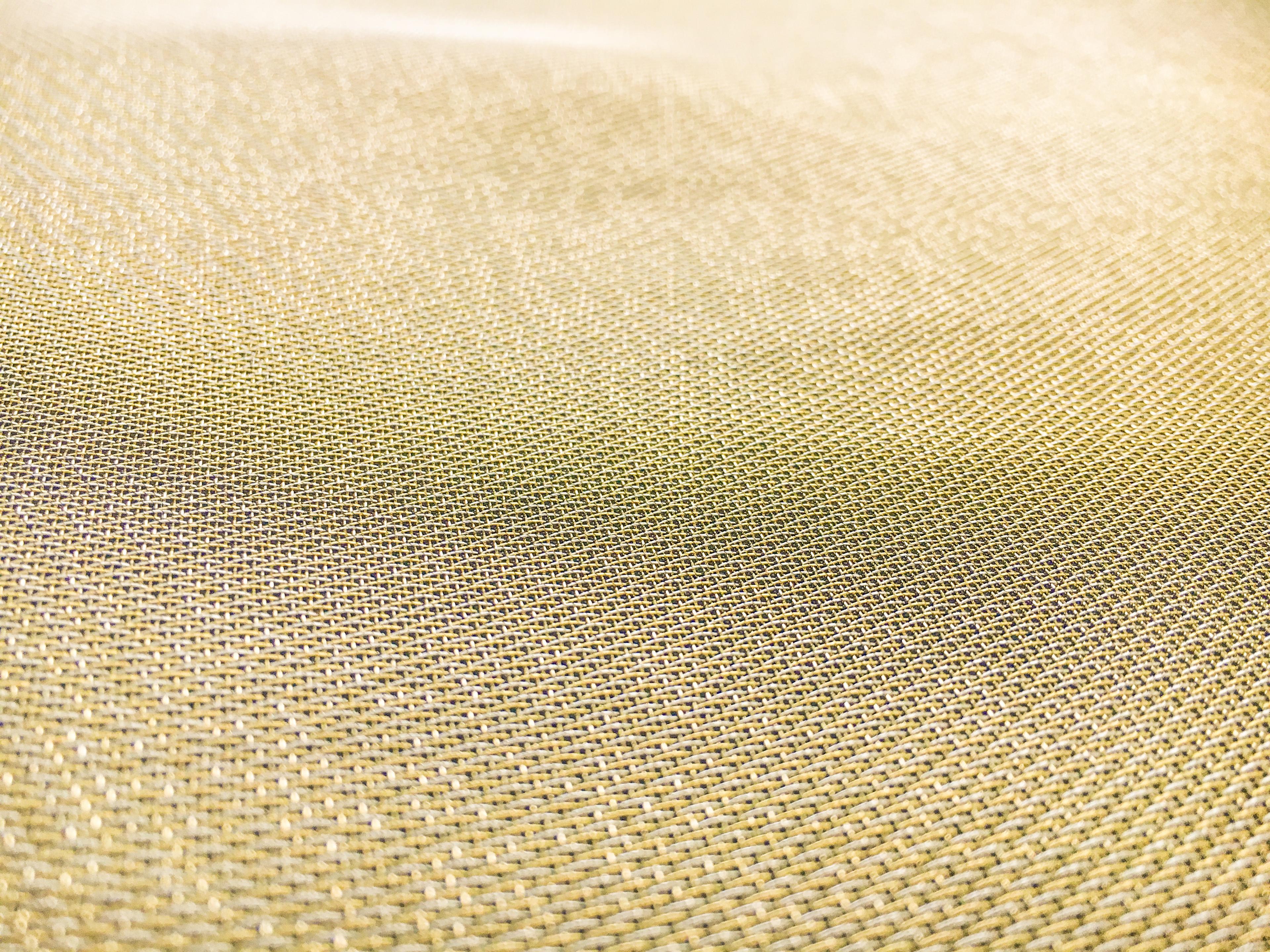 Silk and Viscose Metallic Crepe with Gold Back1