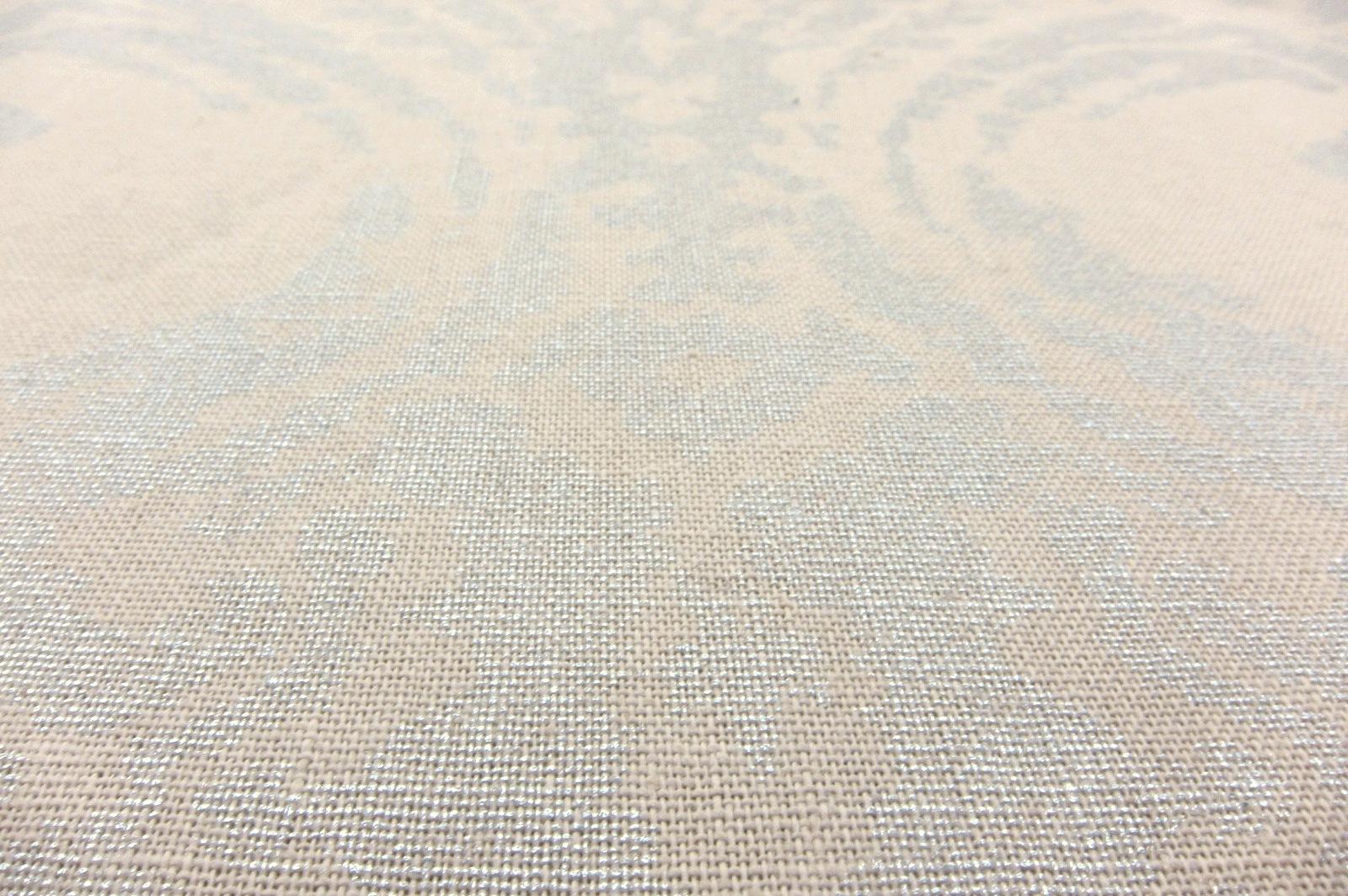 Cotton Linen Foil Print2