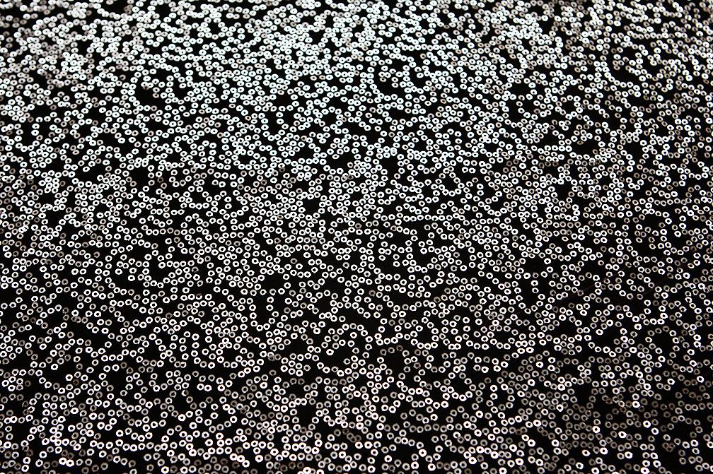 Sequins on Stretch Velvet0