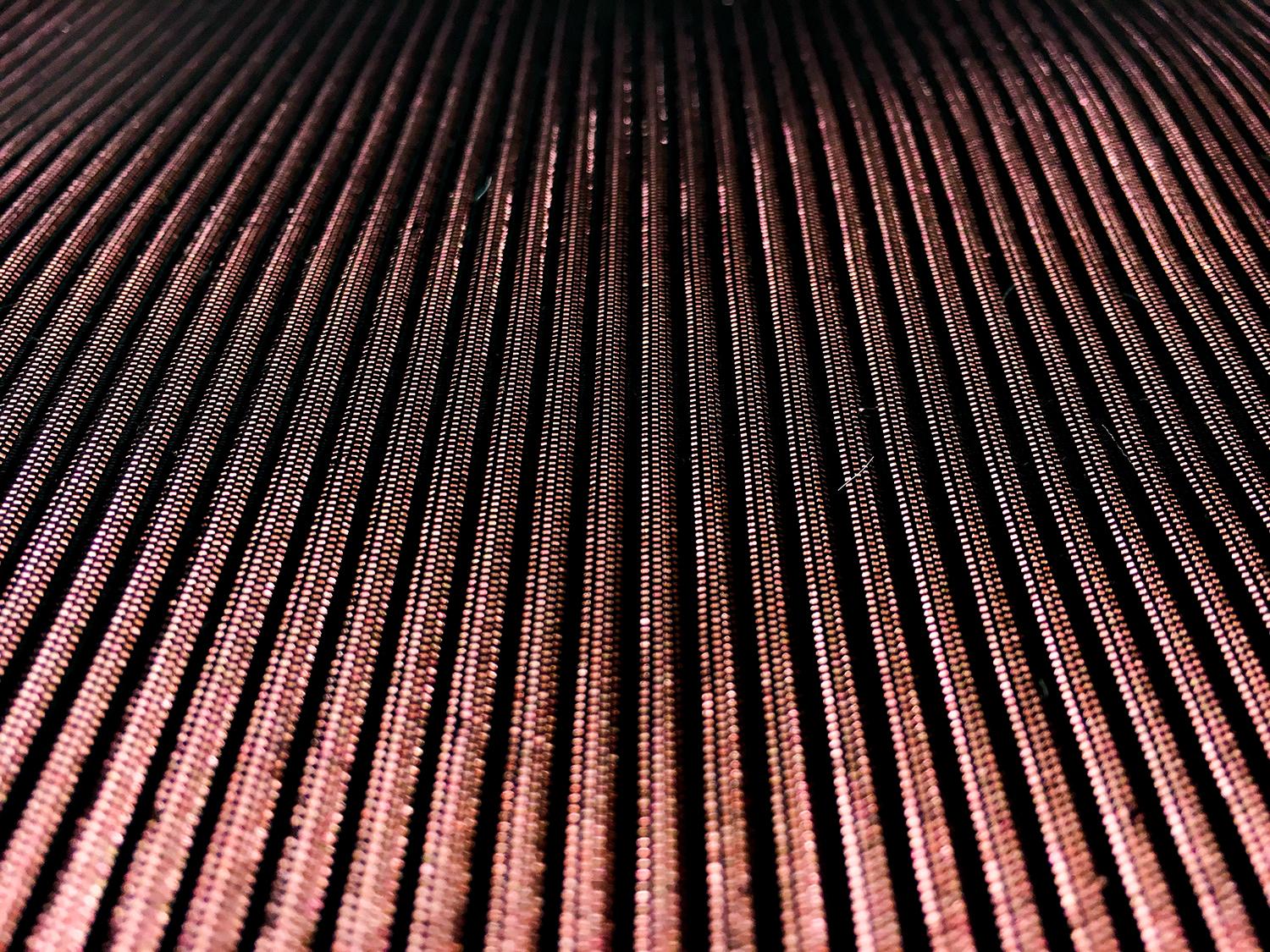 Metallic Ottoman in Old Rose0