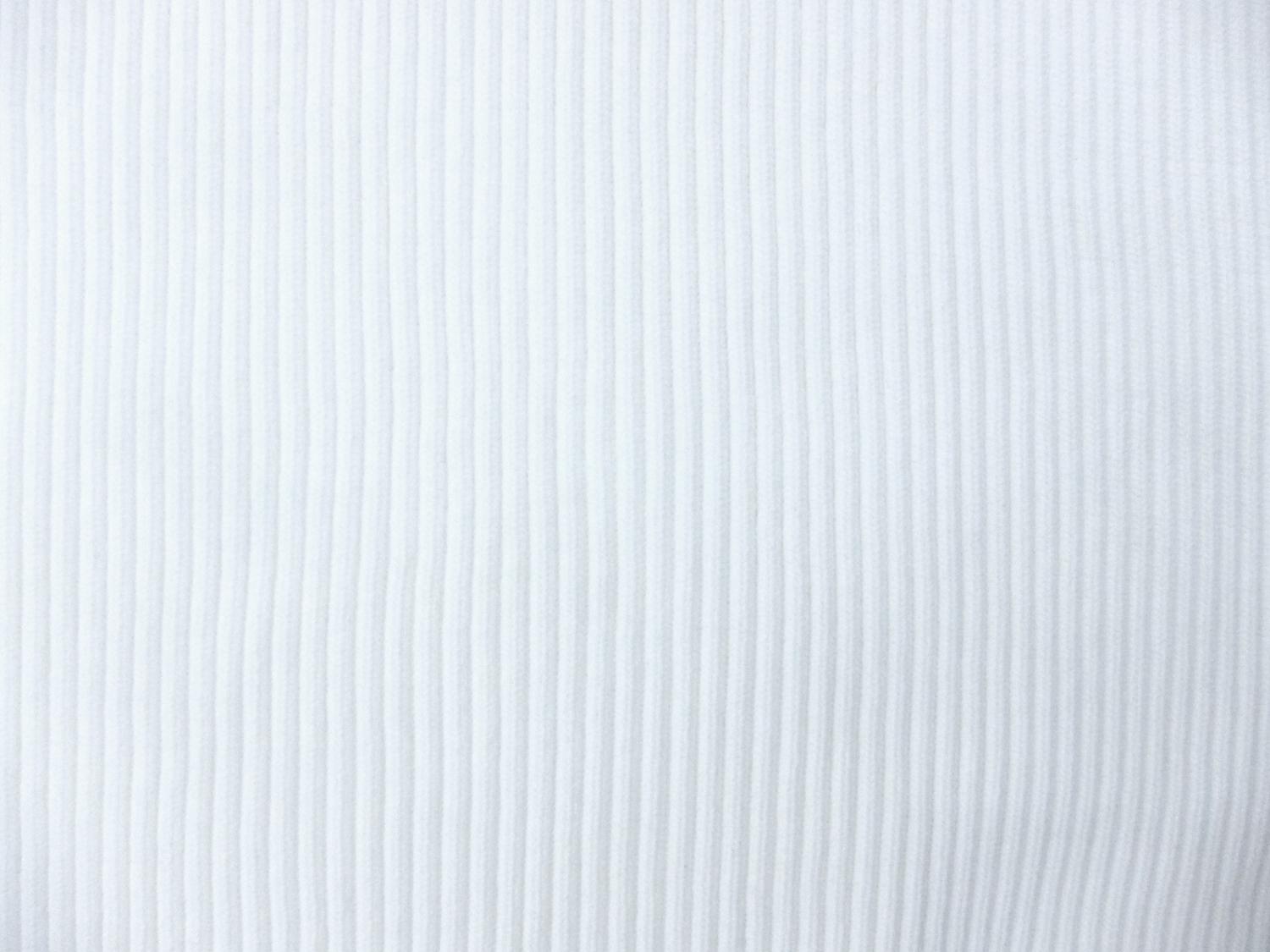Nylon Rib Knit in White1