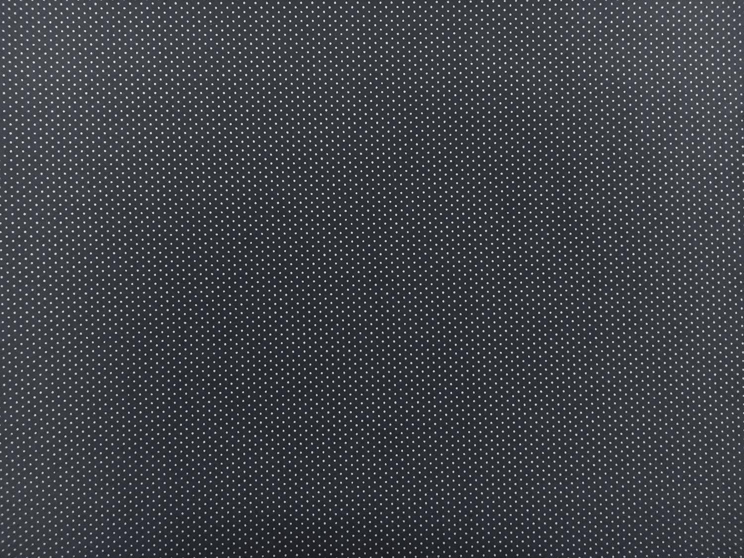 Cotton Broadcloth Petite Dot Print in Charcoal0