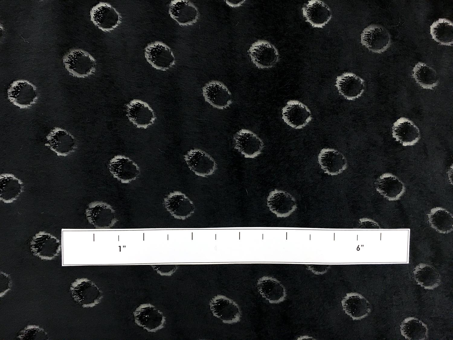 Silk and Lurex Burnout Velvet with Dots1