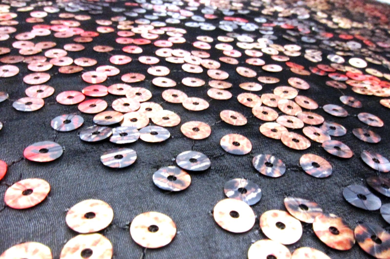 "Jakob Schlaepfer" Printed Sequins on Poly Chiffon2