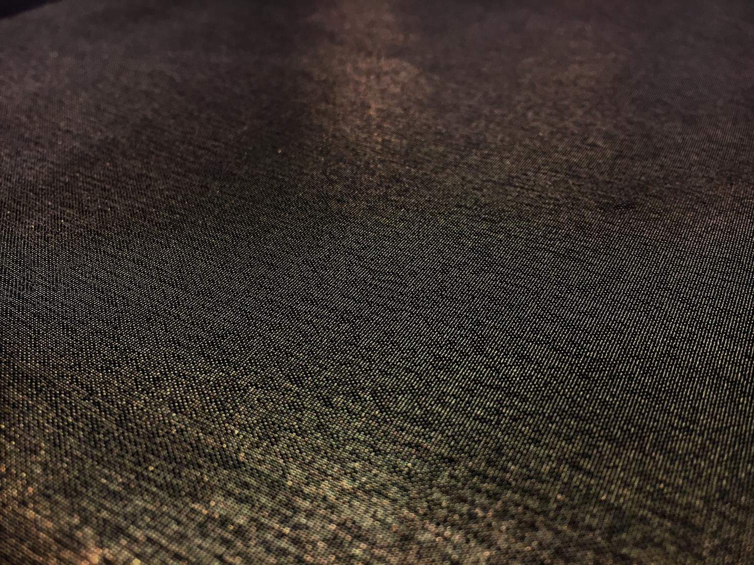 Microfiber Gold Metallic Chiffon in Espresso2