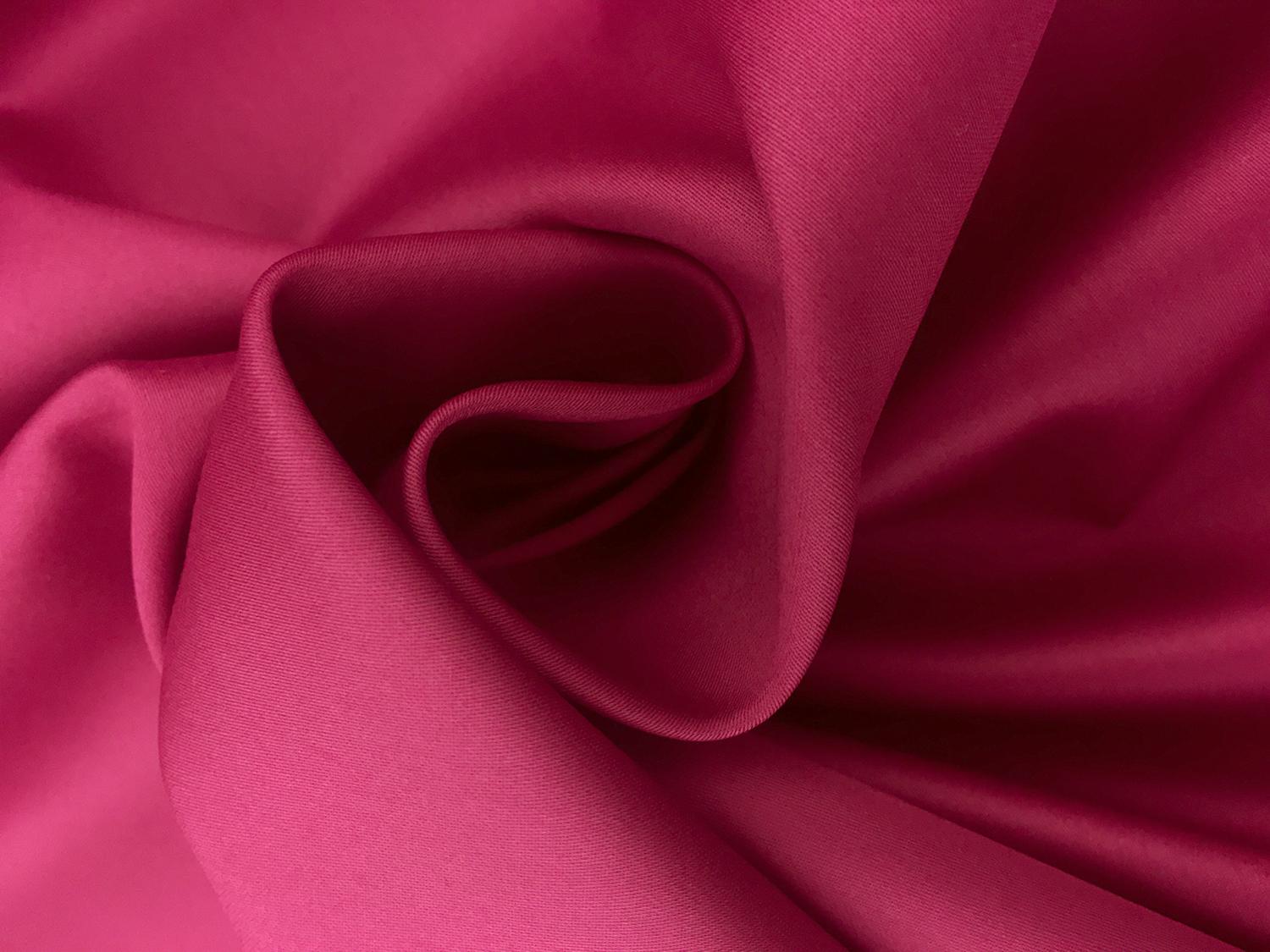 Egyptian Cotton Sateen in Fuchsia 1