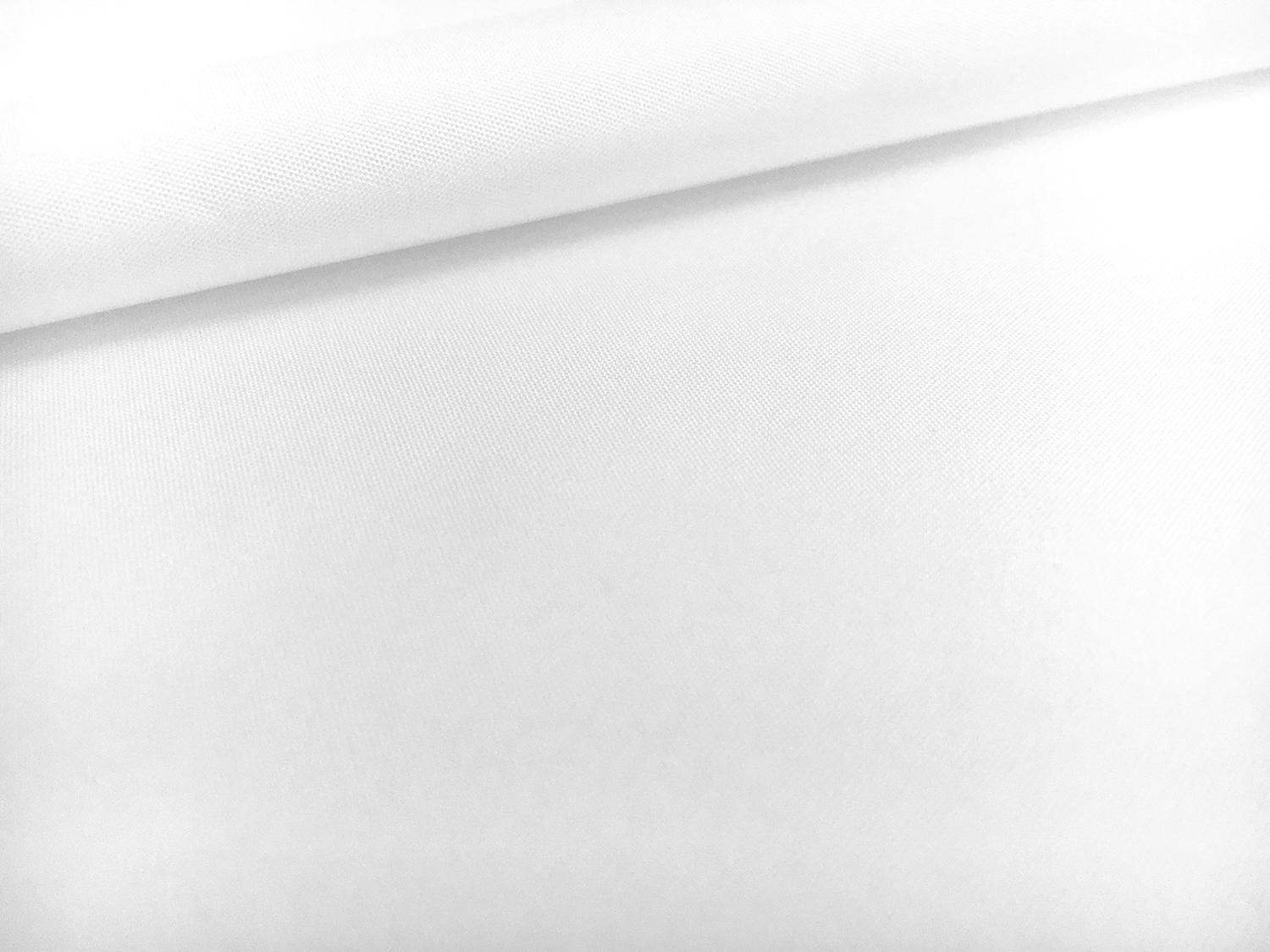 Imported Fine Cotton Poplin in White 0