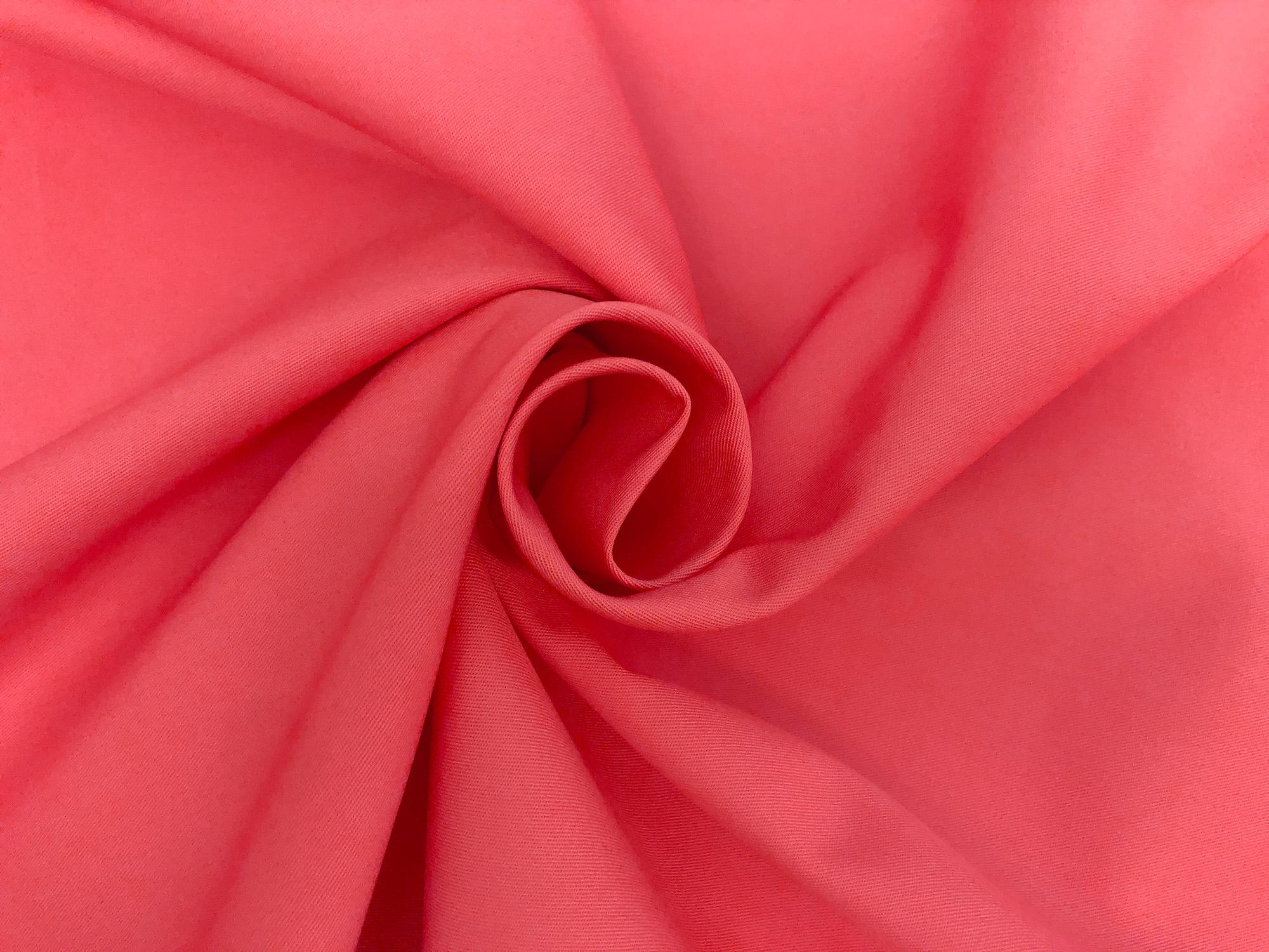 Combed Cotton Fineline Twill in Melon1