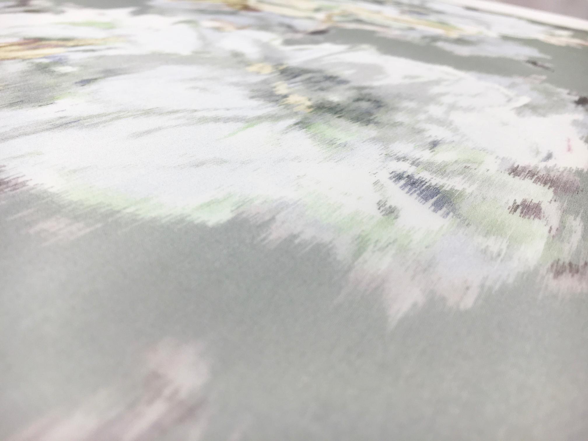 Printed Ombré Silk Organza with Degradé Florals4