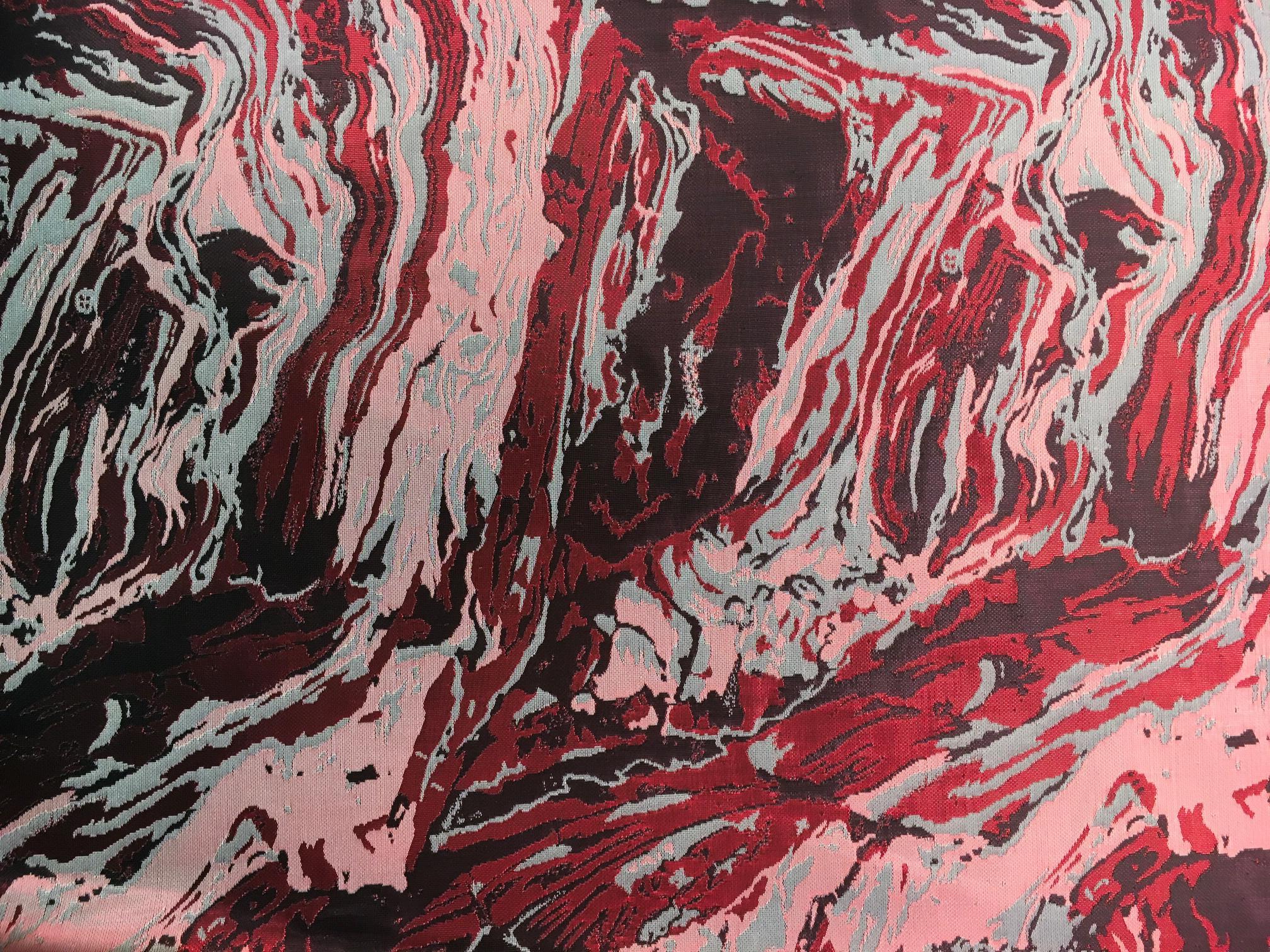 Metallic Abstract Taffeta0