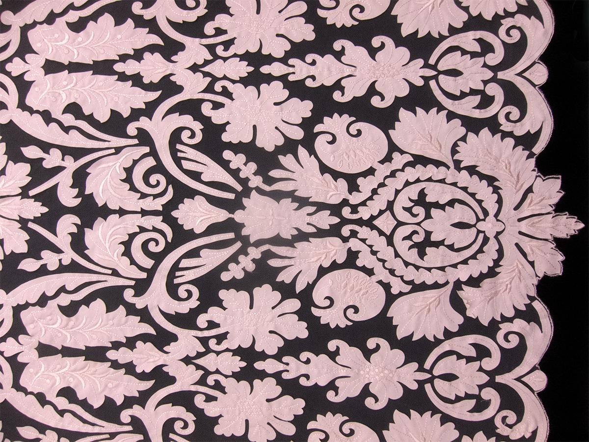 Laser Cut Satin on Tulle0