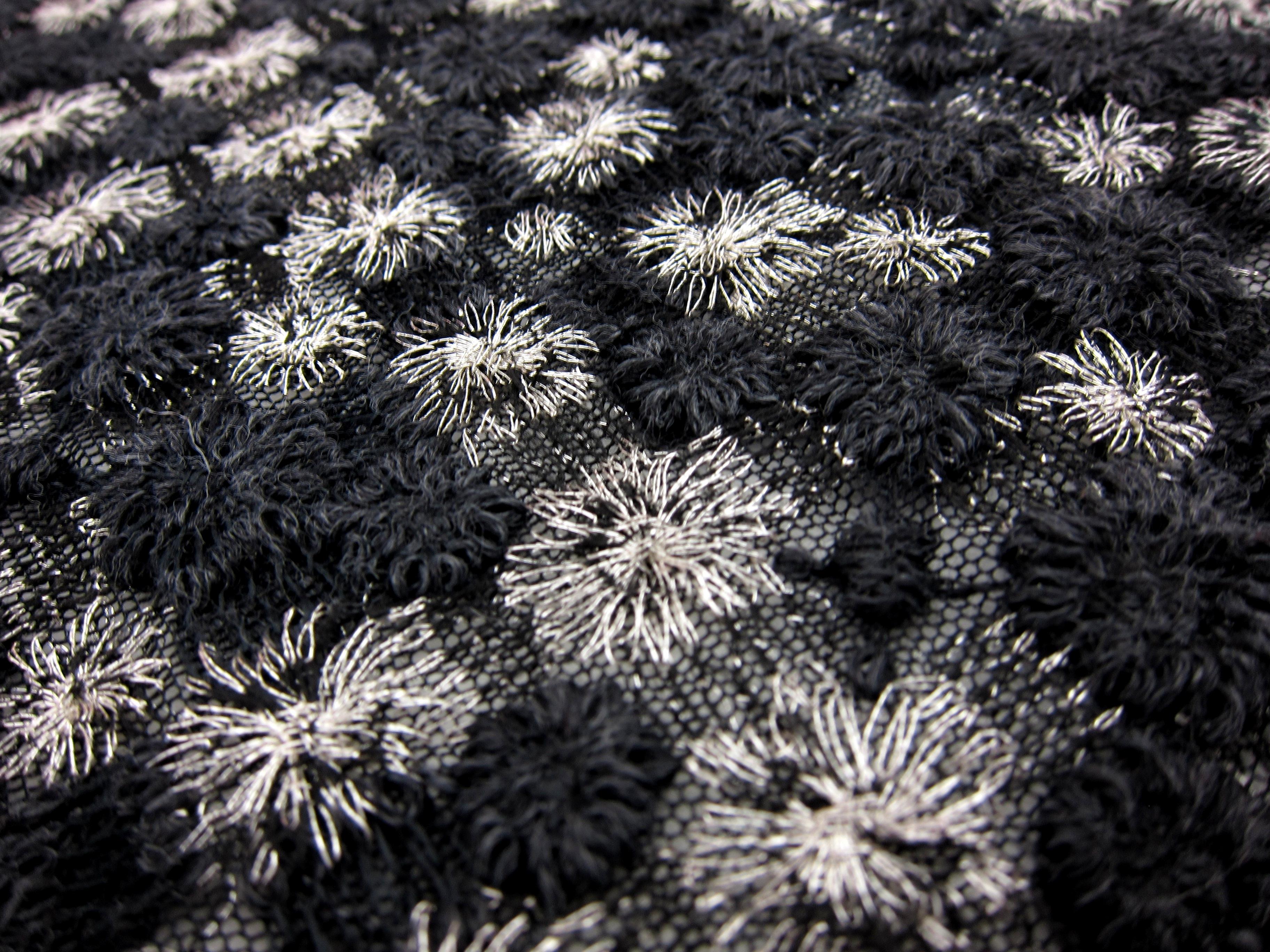 Wool Metallic Embroidered Illusion2