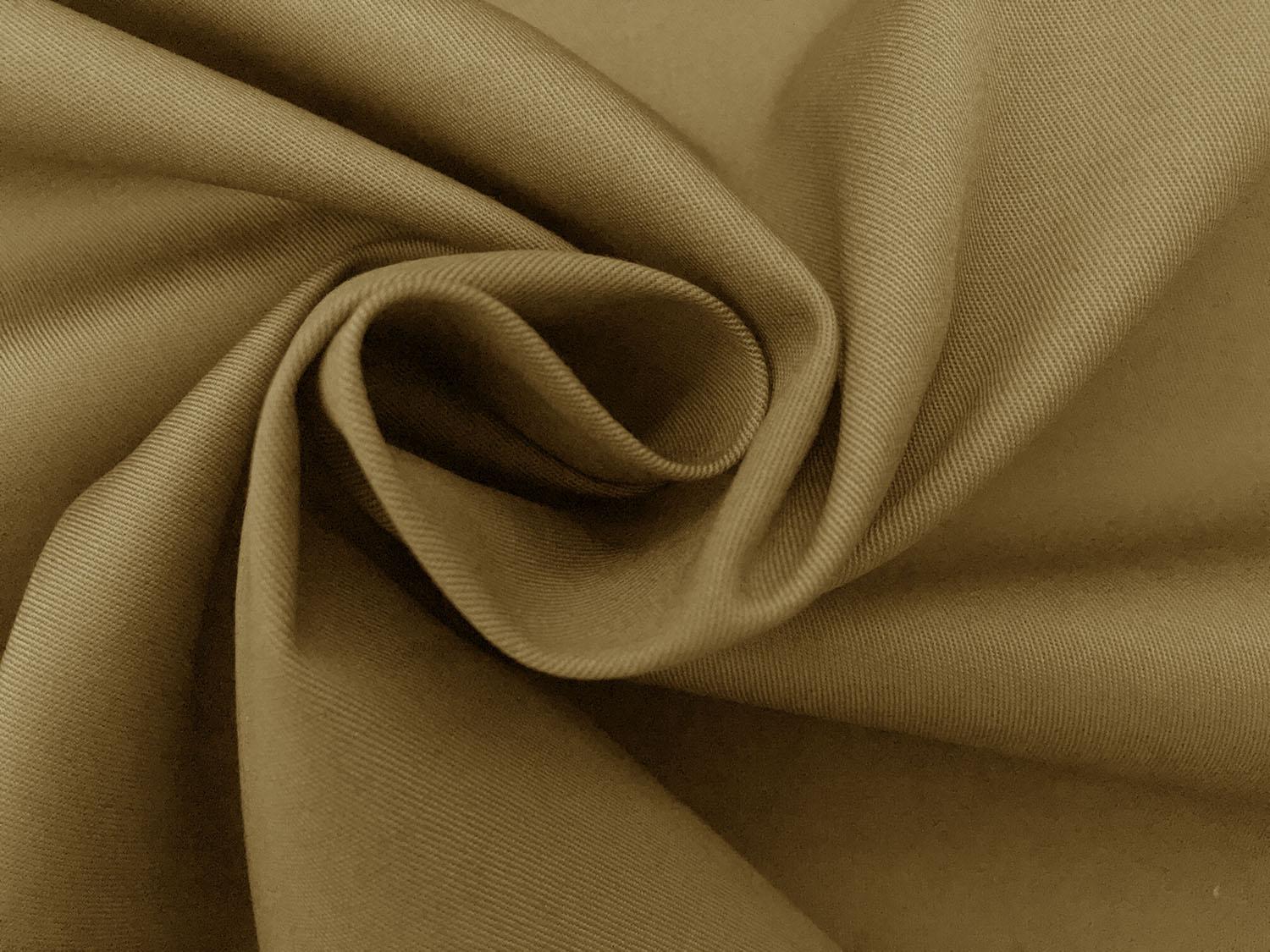 Combed Cotton Fineline Twill in Mushroom1