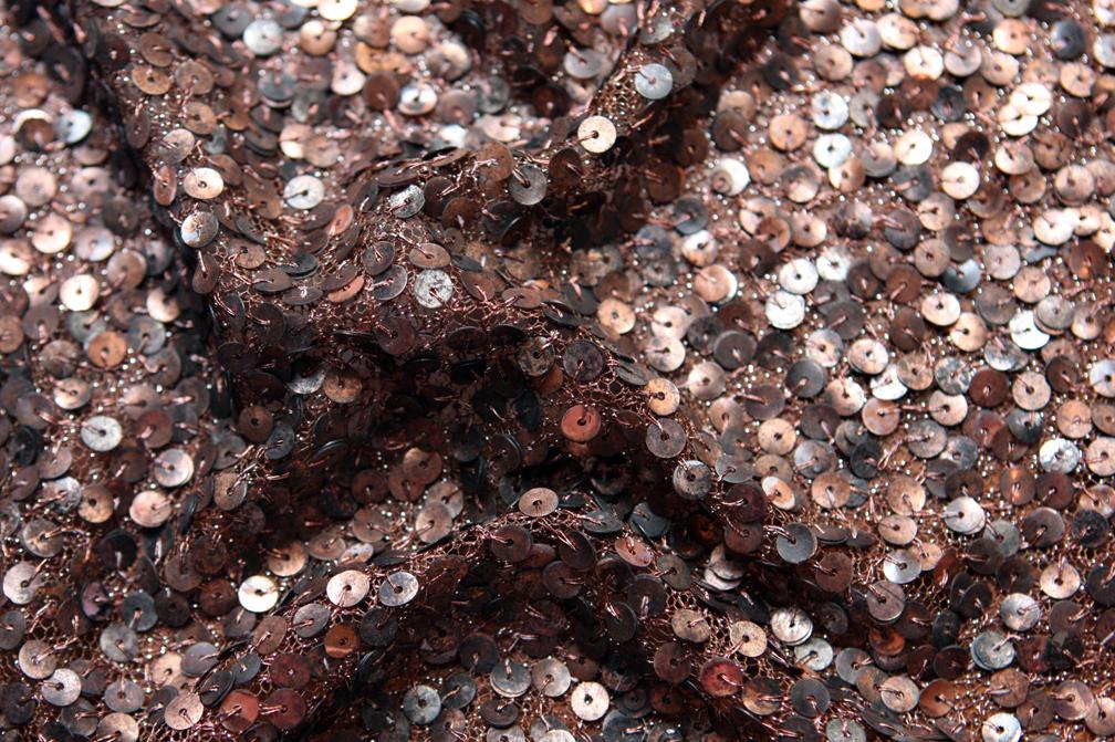 Sequins on Metallic Tulle3