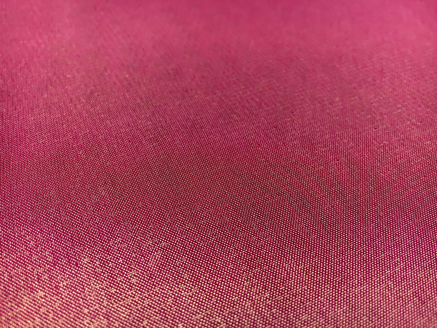 Microfiber Gold Metallic Chiffon in Raspberry 2