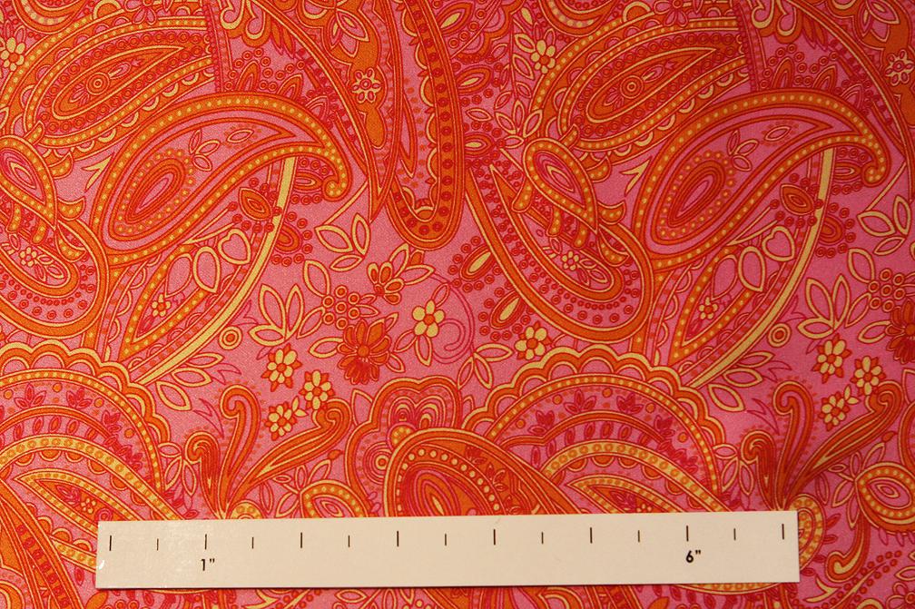Printed Silk Charmeuse0