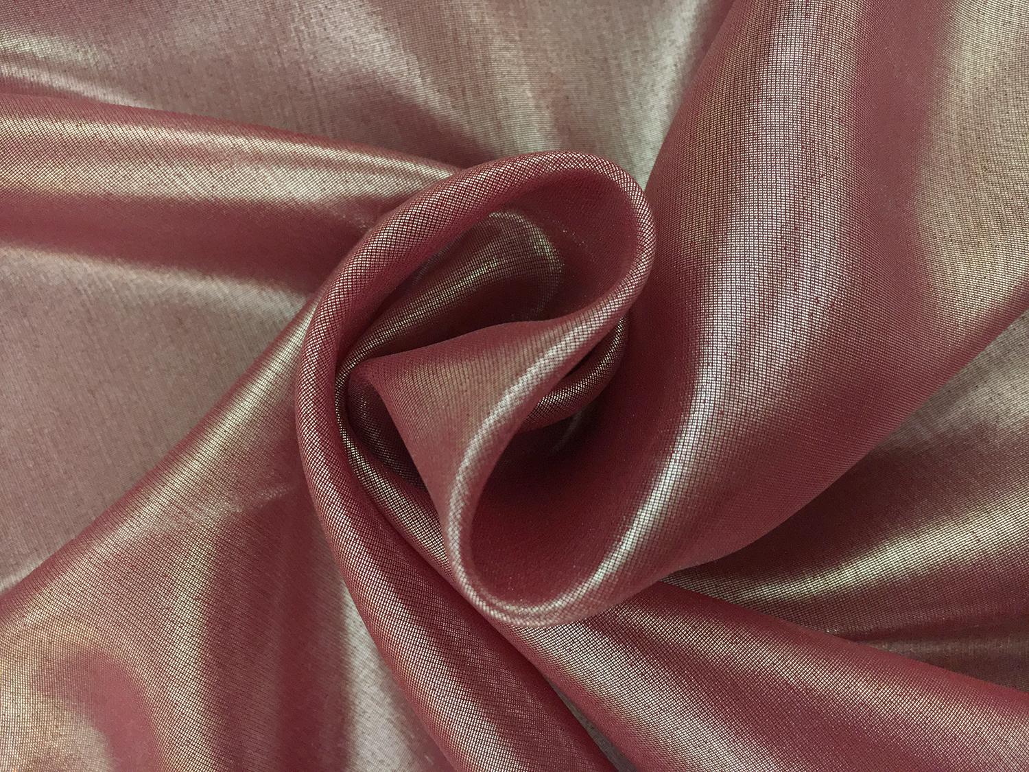Microfiber Silver Metallic Chiffon in Amaranth Purple0