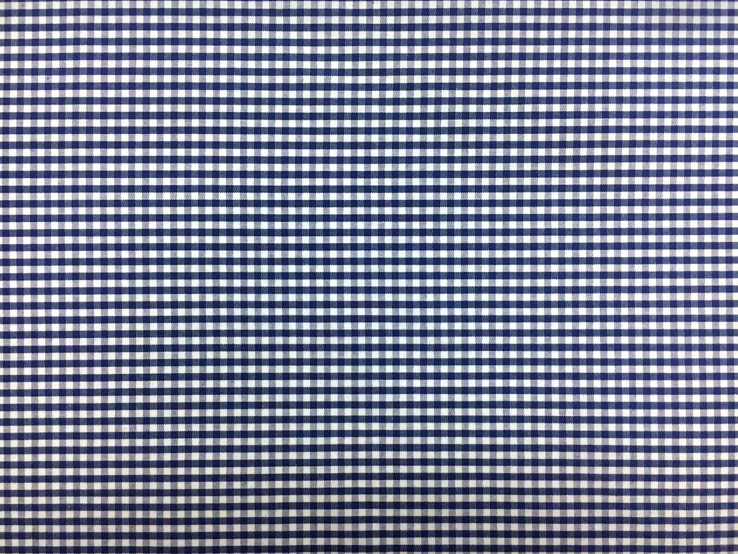 1/8" Cotton Gingham in Royal Blue0