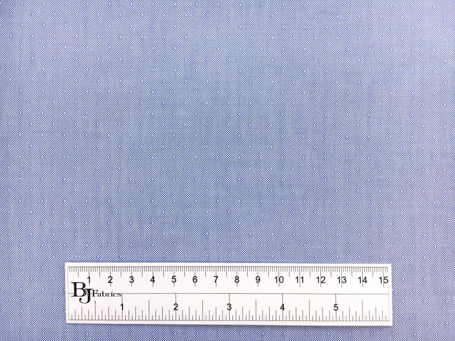 Cotton Oxford Dobby Shirting in Blue3