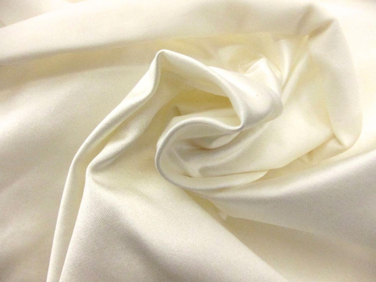 Silk and Rayon Stretch Satin0