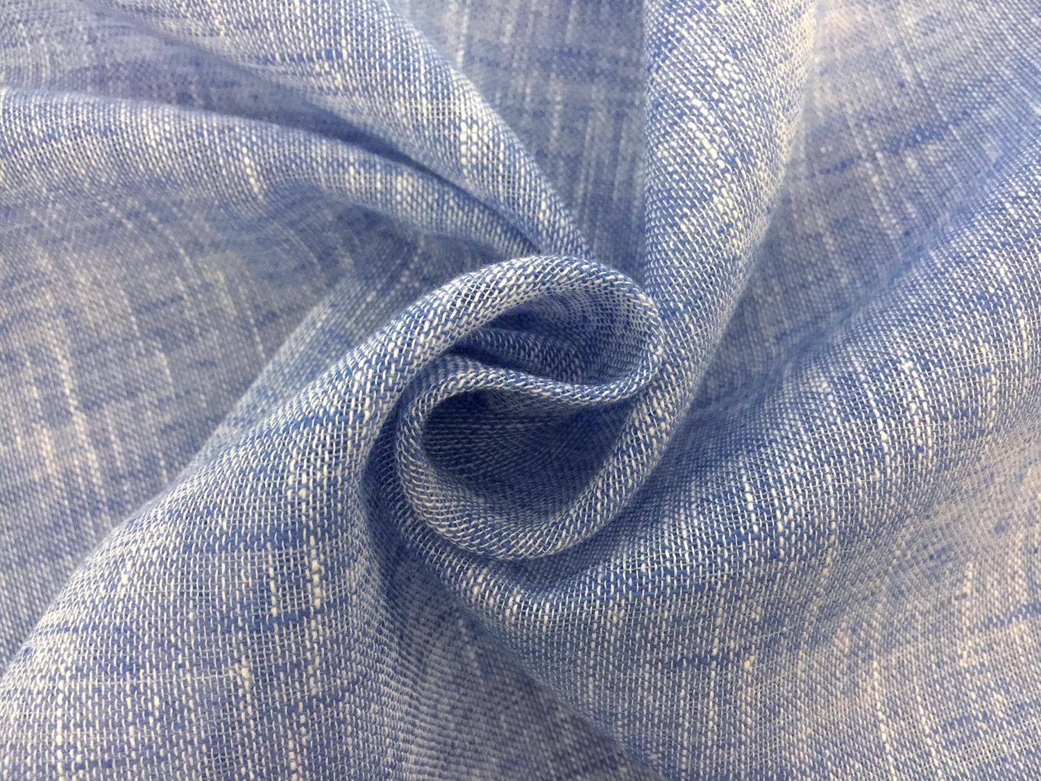 Extra Wide Poly Cotton Sheer Mesh in Blue1