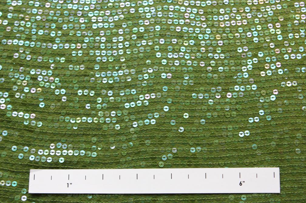 Sequins on Silk Chiffon1