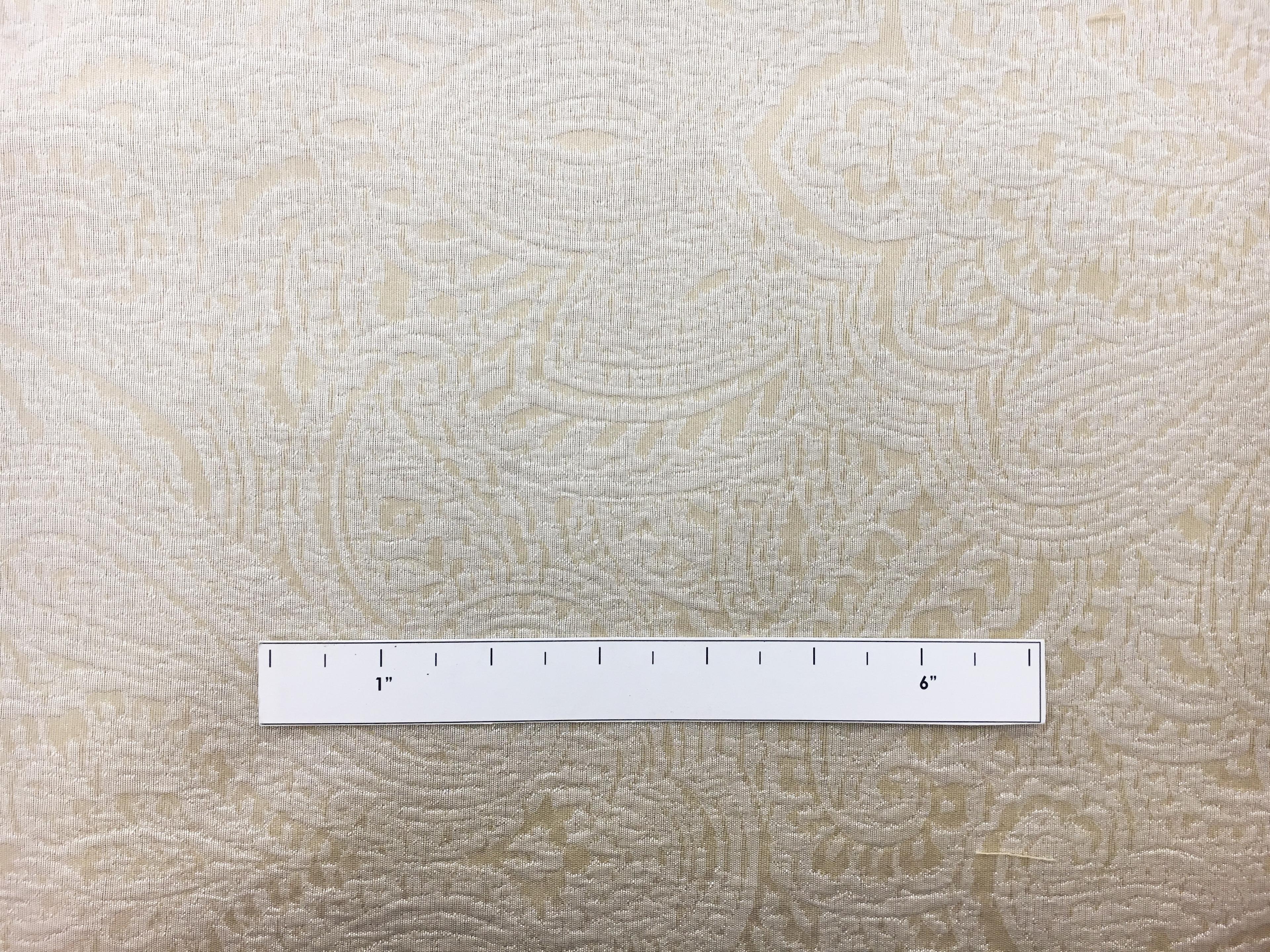 Indian Silk Brocade with Faint Paisley Patterns1