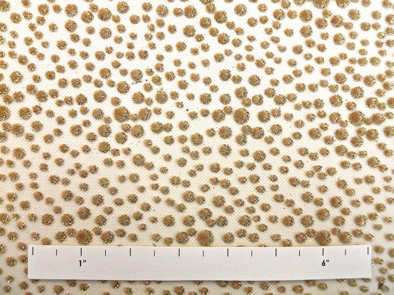 Metallic Flocked Tulle1