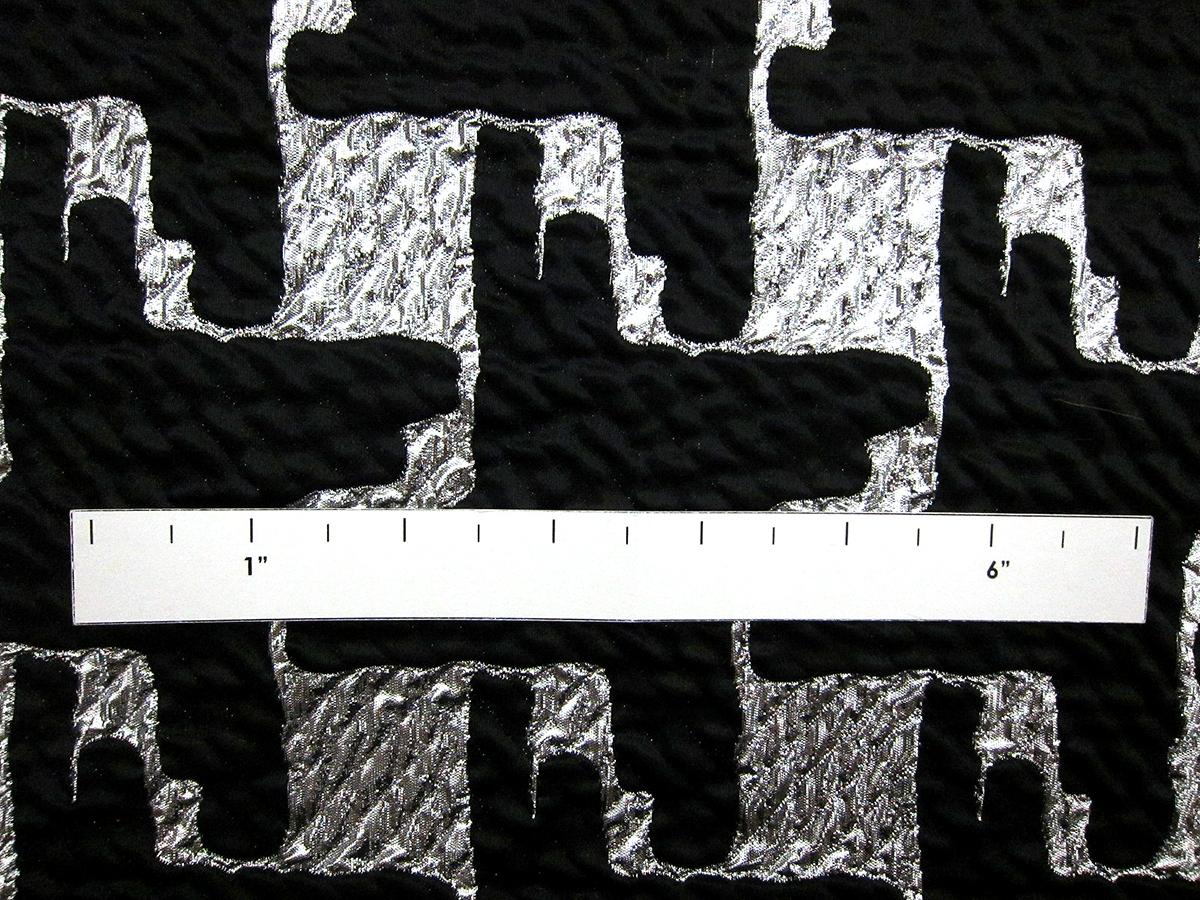 Houndstooth Lamé Cloqué2