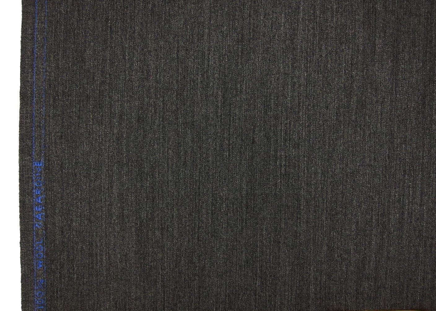 Wool Gabardine in Bankers Heather0