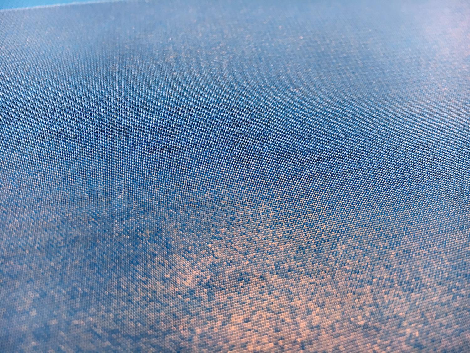 Microfiber Gold Metallic Chiffon in Tropic Blue2