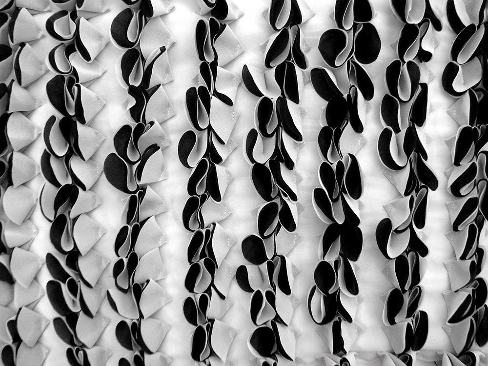 Novelty Samba Polyester Georgette Ruffles