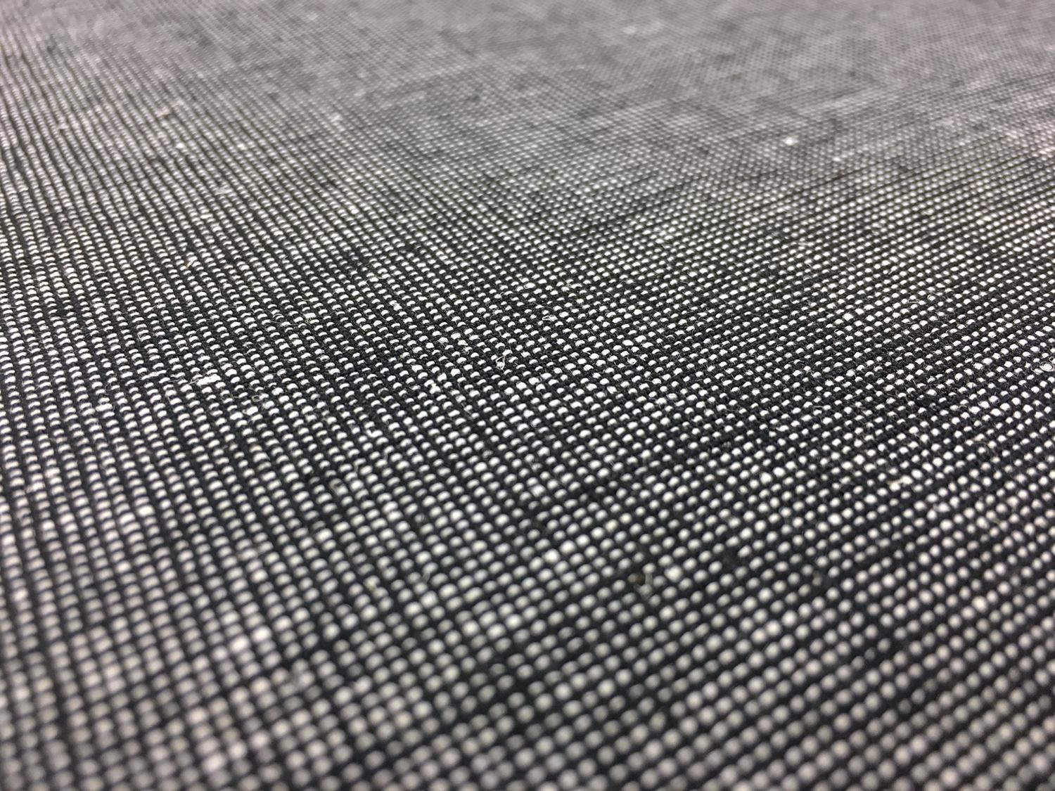 Homespun Two Toned Linen Cotton Blend in Pepper2