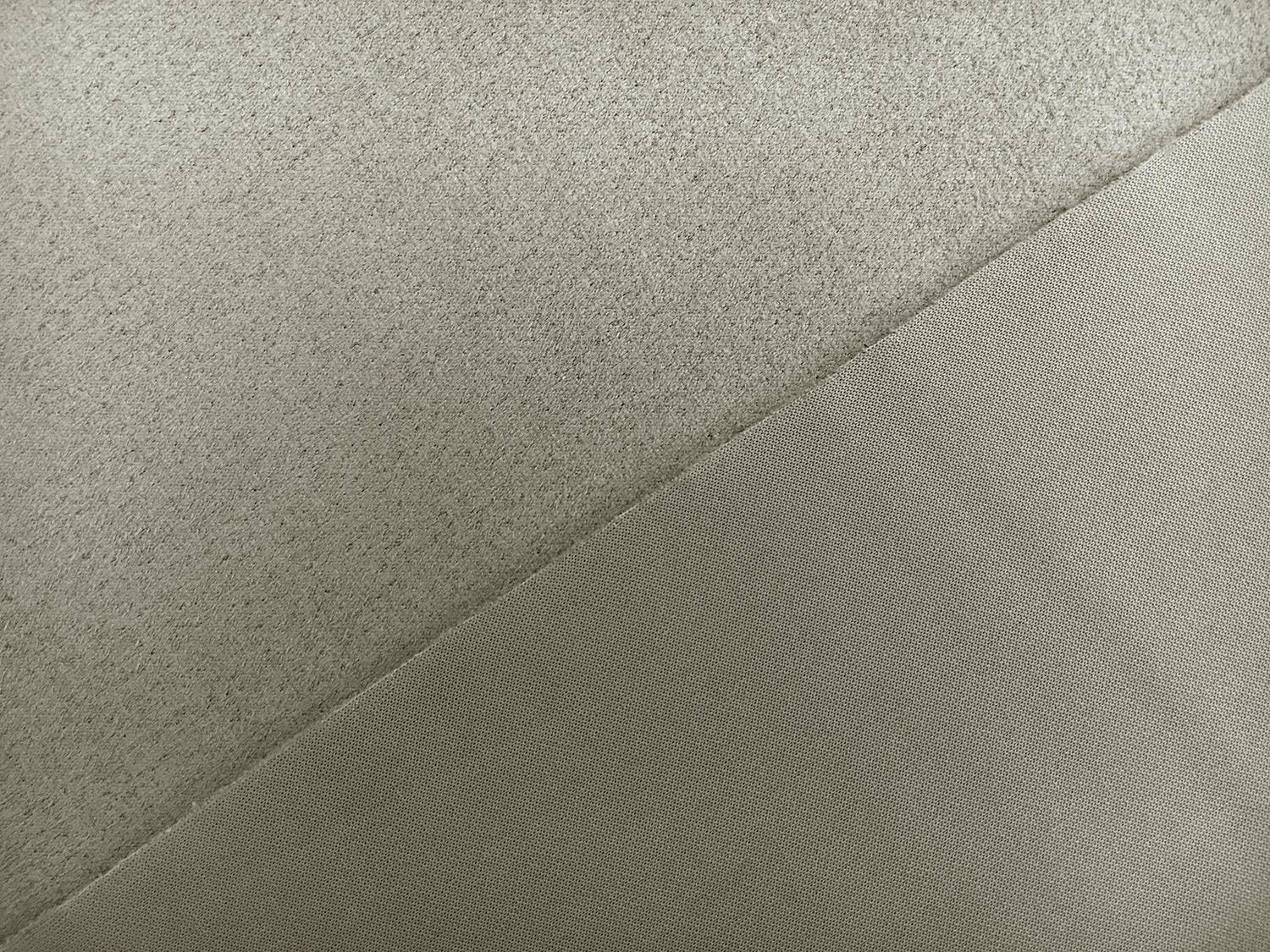 Stretch Suede with Scuba Backing in Grey1