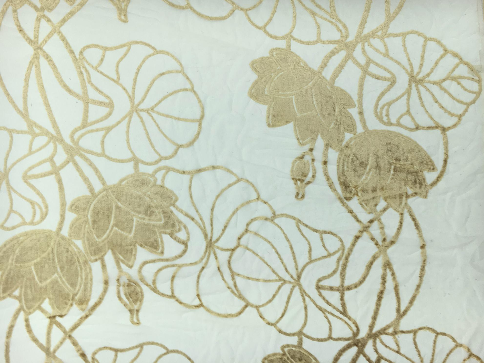 Burnout Velvet on Silk Chiffon (Mint Chiffon)