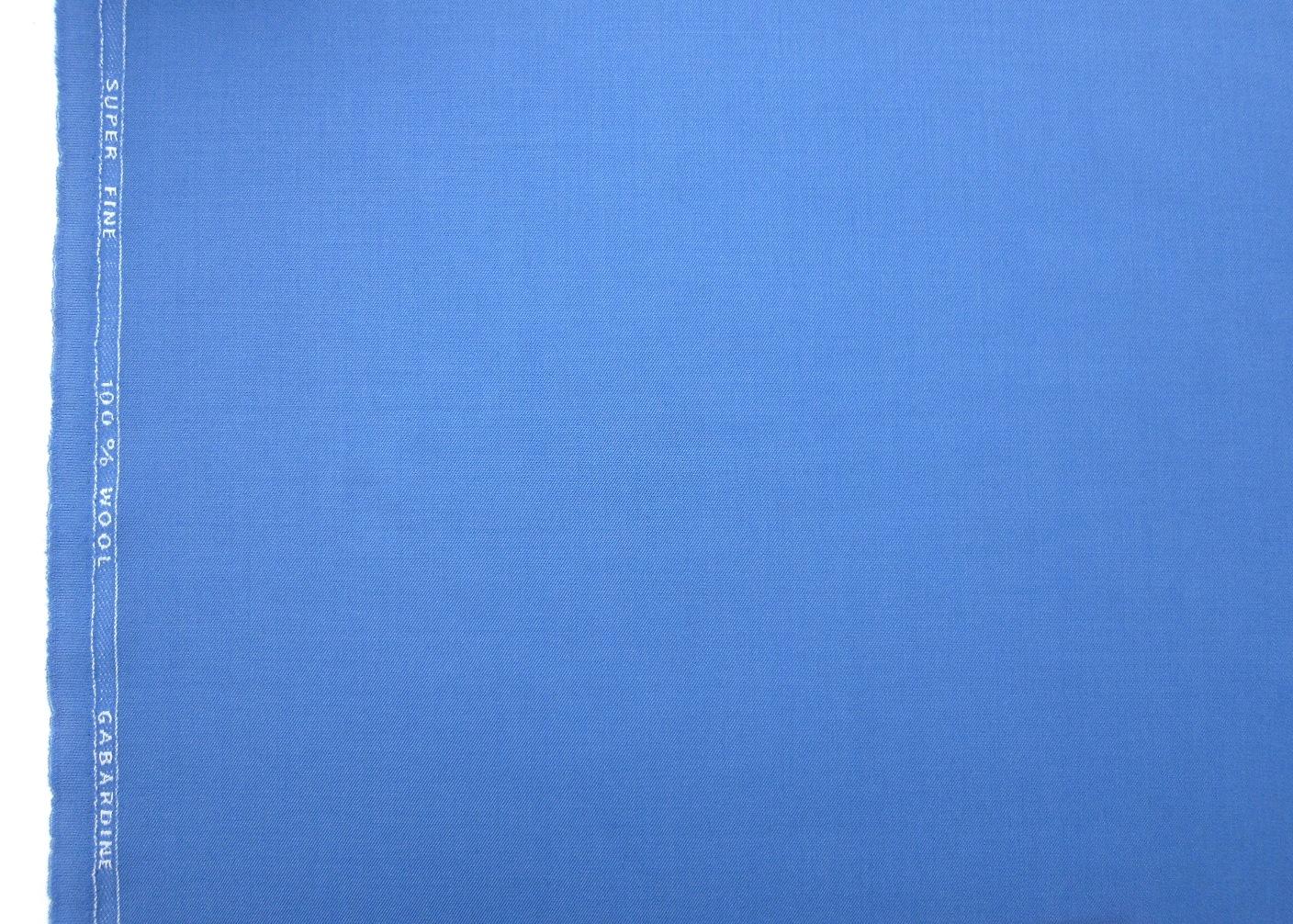 Wool Gabardine in Crystal Blue0