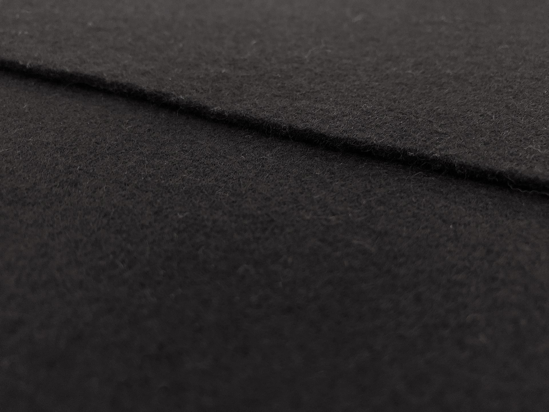 Flameproof Wool Felt 16oz in Black0