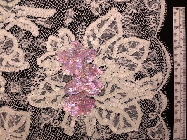 Sequined Chantilly Lace0