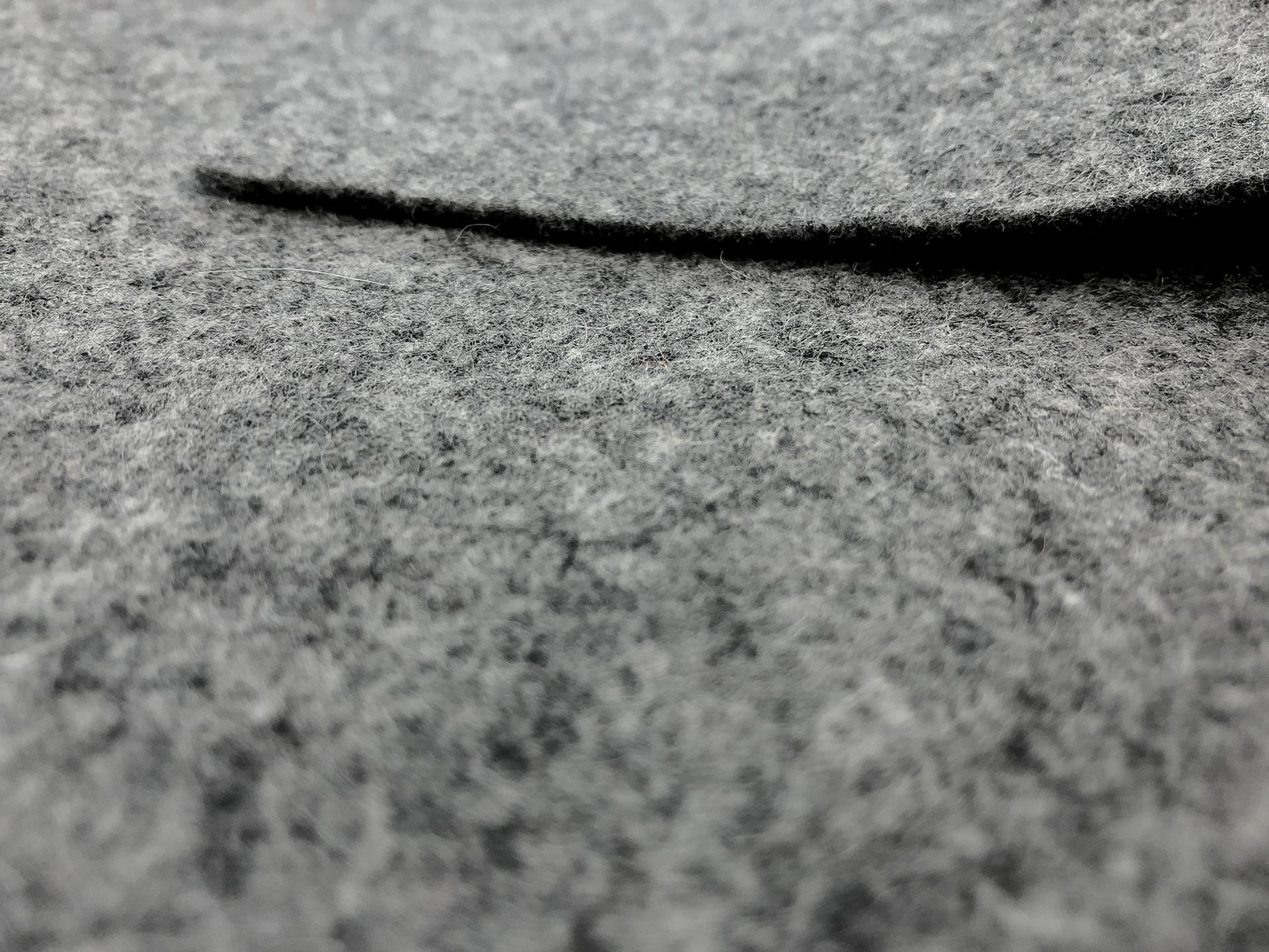 Flameproof Wool Felt 16oz in Flannel Grey 0