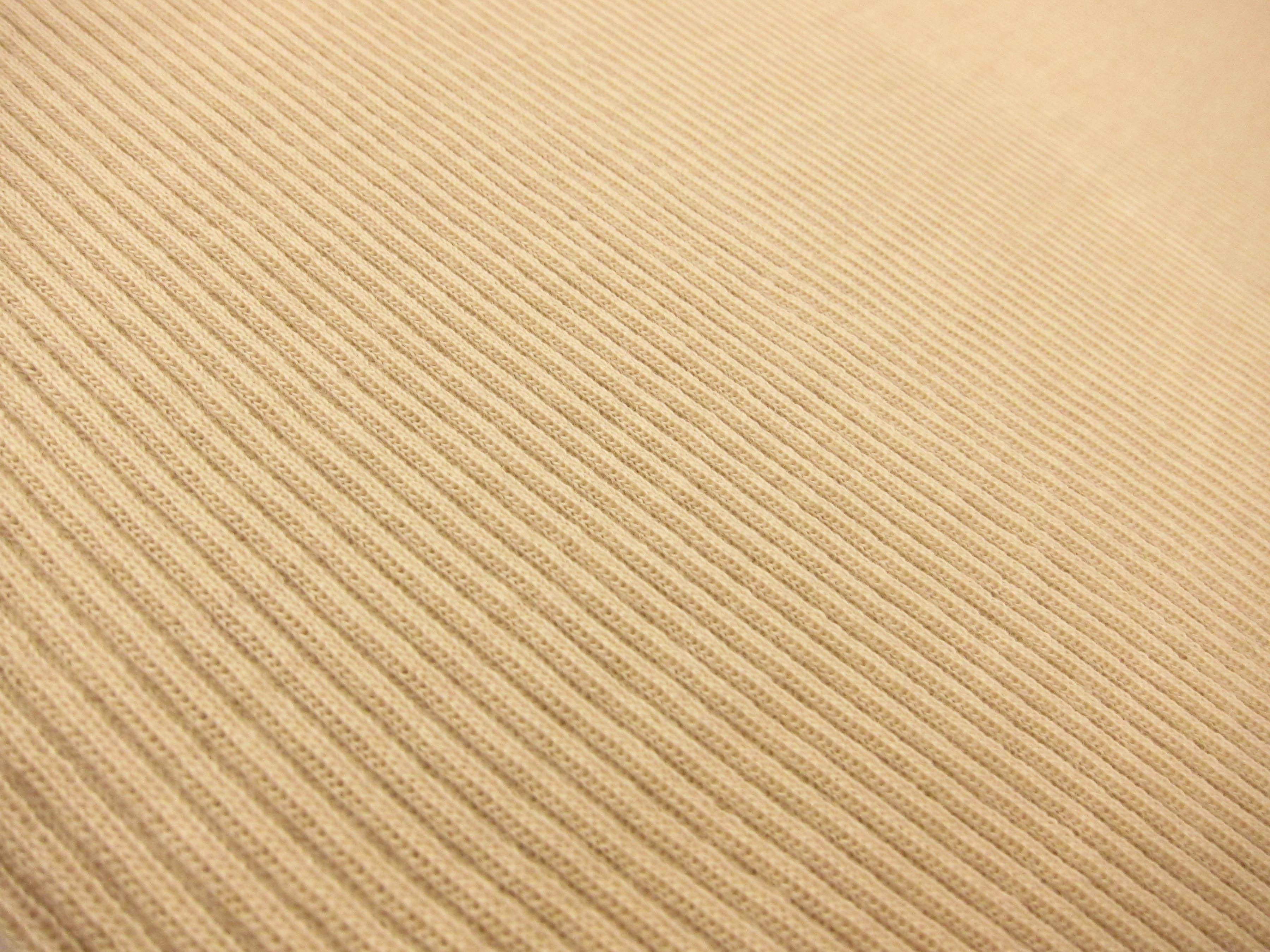 Virgin Wool Rib Knit in Nude2