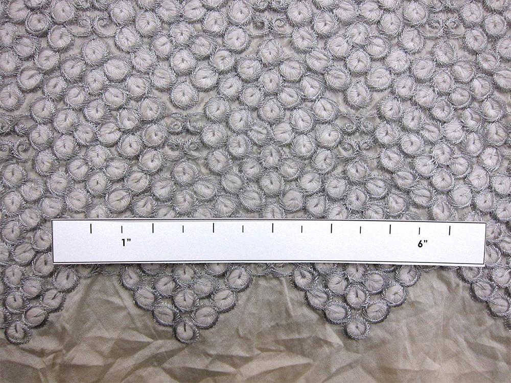 Metallic Embroidered Silk Shantung2