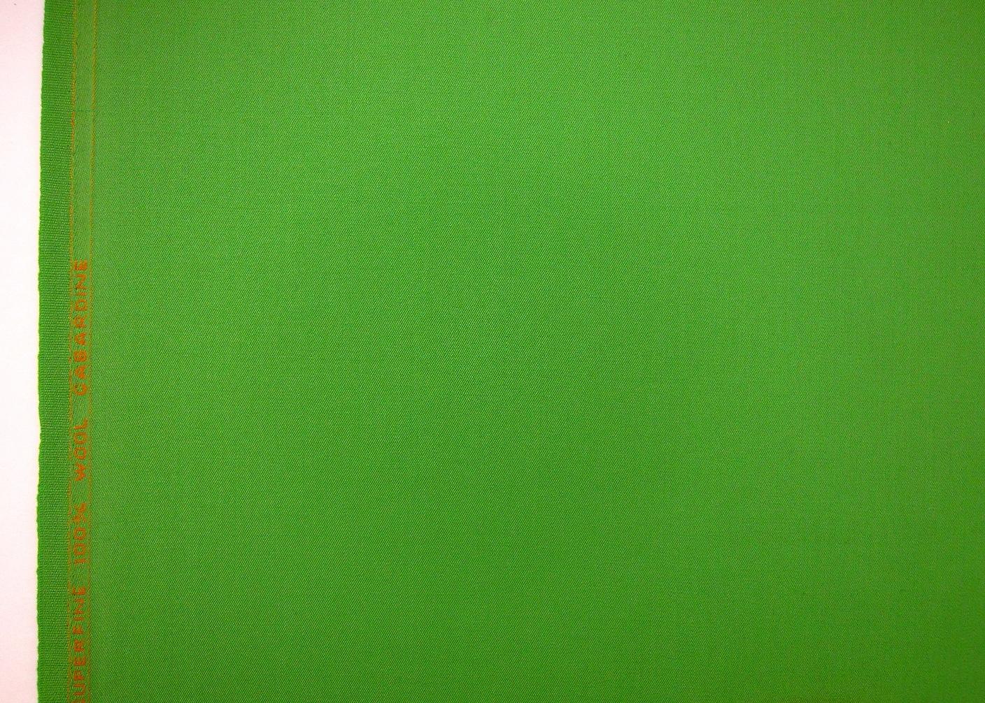 Wool Gabardine in Chartreuse0