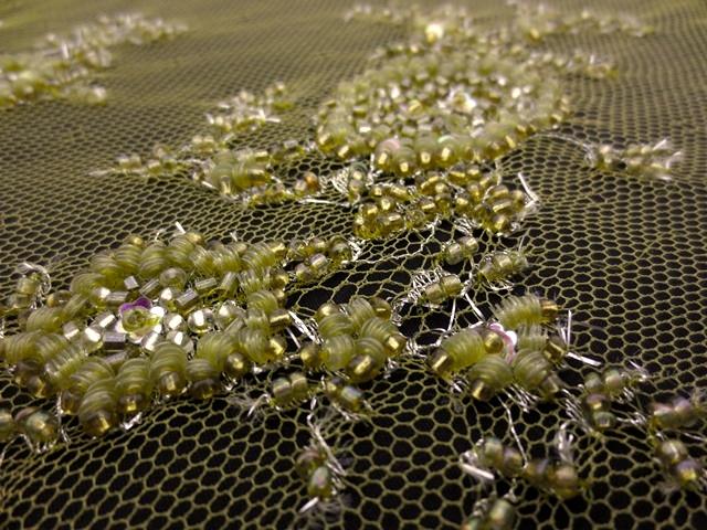 Beaded Metallic Chantilly Lace2