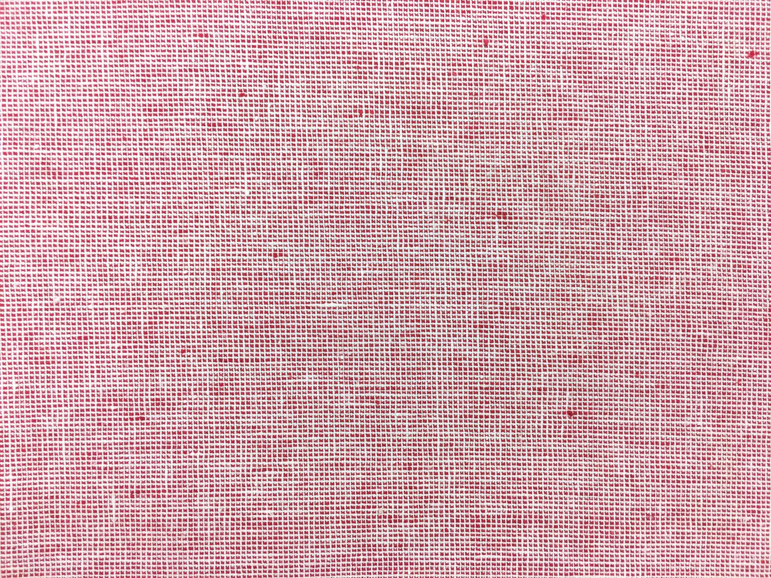 Homespun Two Toned Linen Cotton Blend in Scarlet0