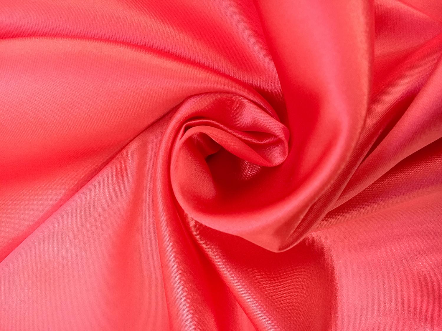 Tahari Stretch Polyester Charmeuse in Coral0