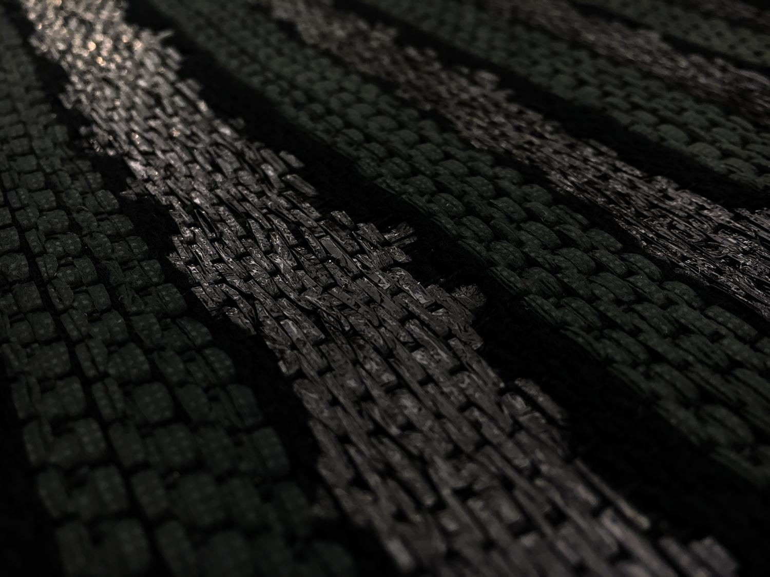 Calvin Klein Novelty Metallic Raffia2