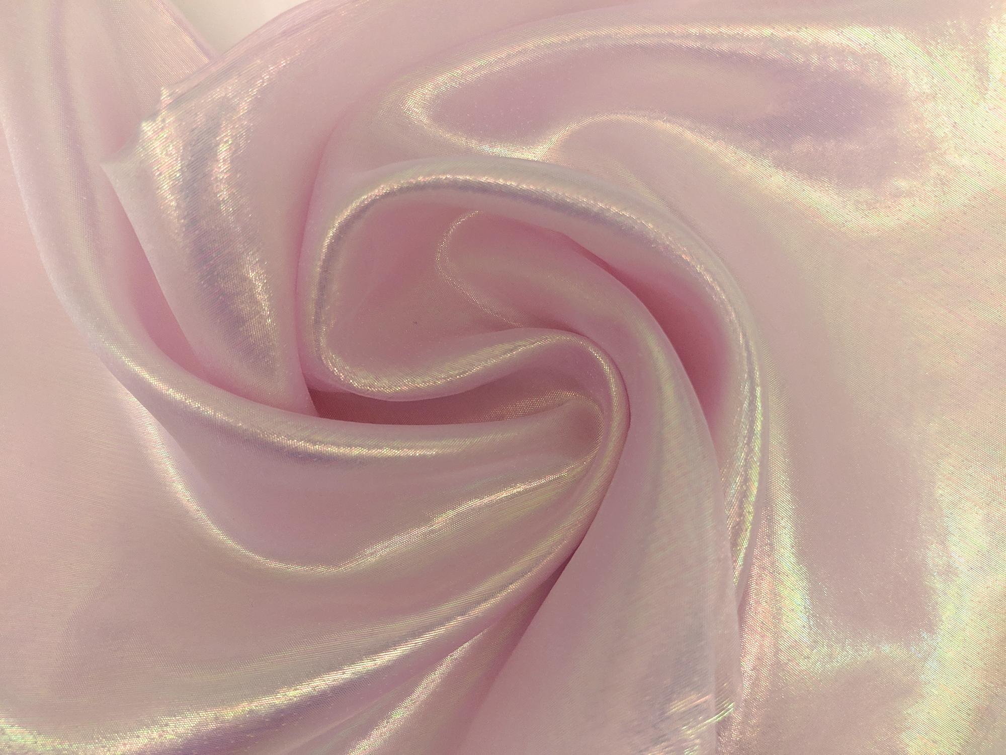 Sheer Opalescent Organza in Lilac