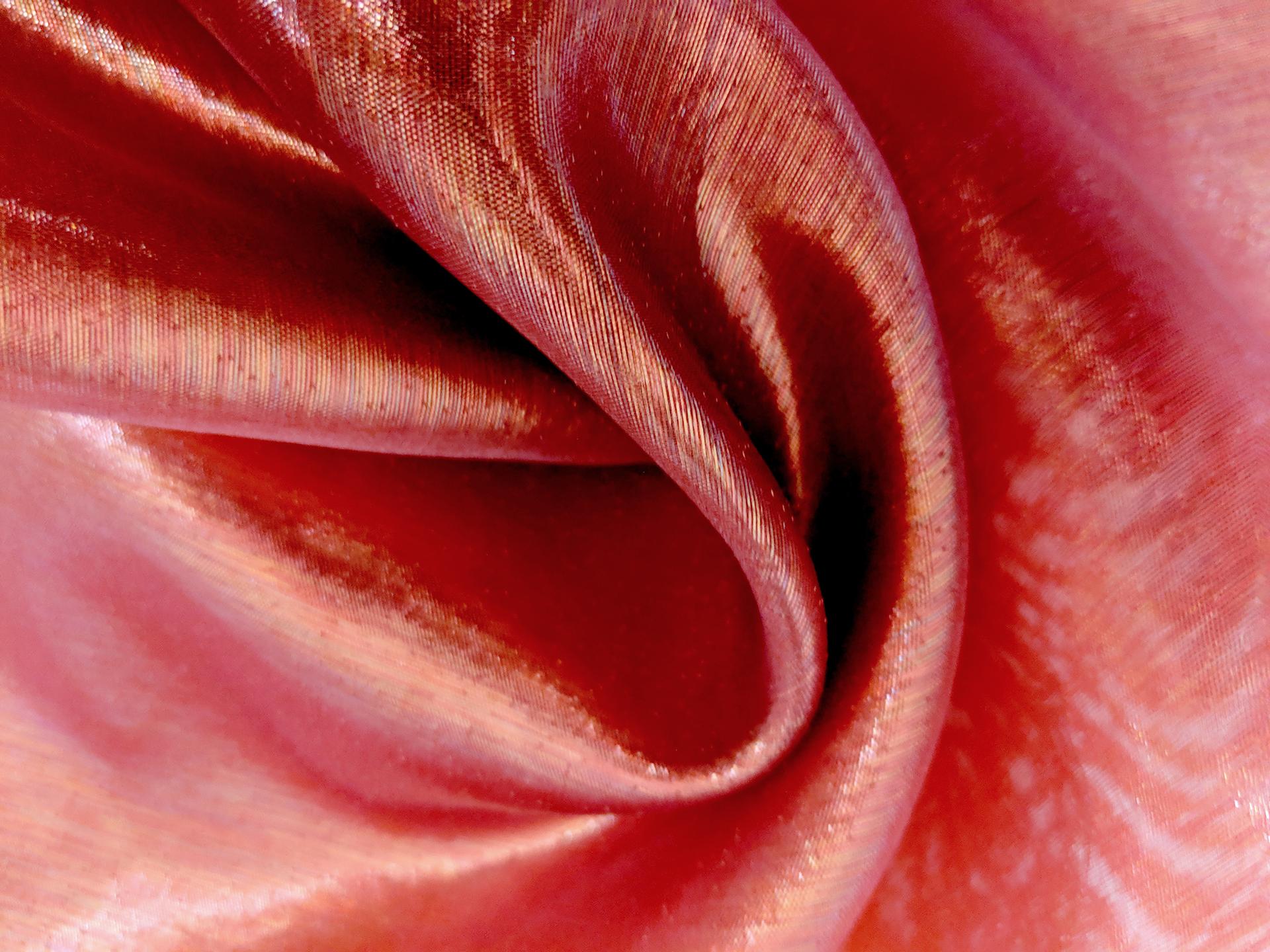 Opalescent Organza in Red